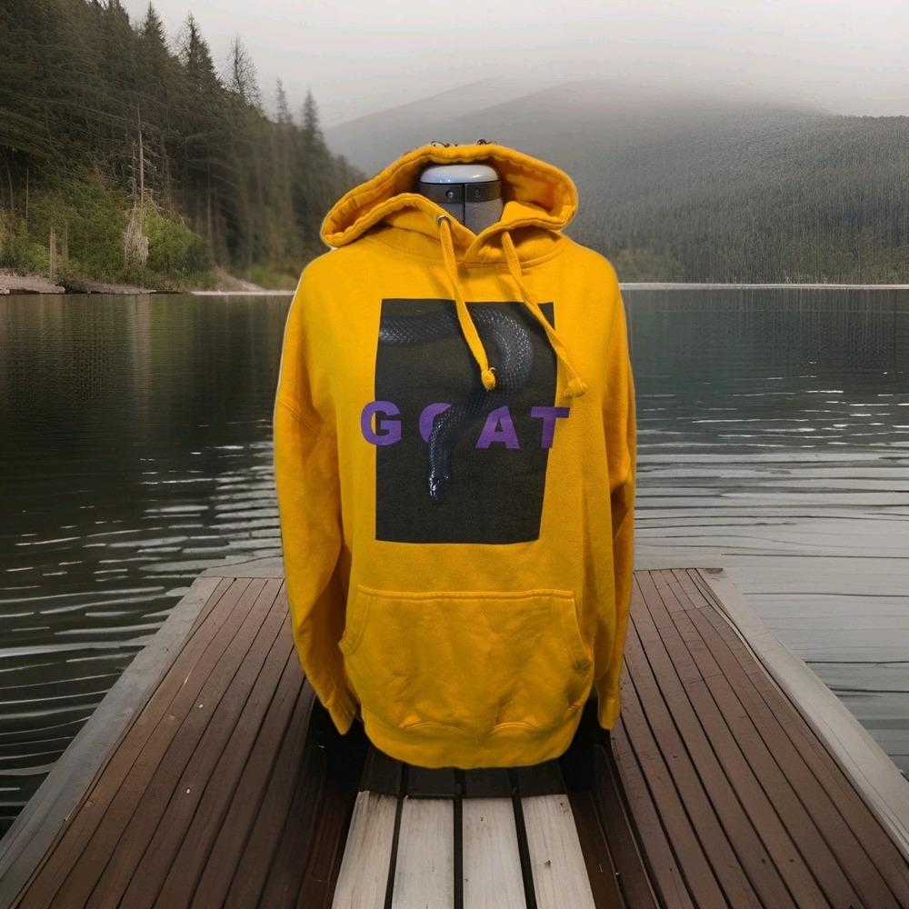 GOAT Hoodie LA Lakers Kobe‎ Bryant Mamba Sweatshirt Size Large Smart Blank